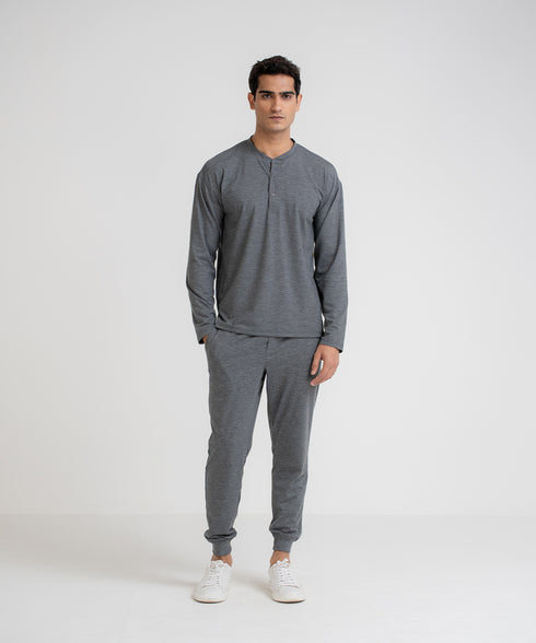 Men's LuxeLight Long Sleeve Henley